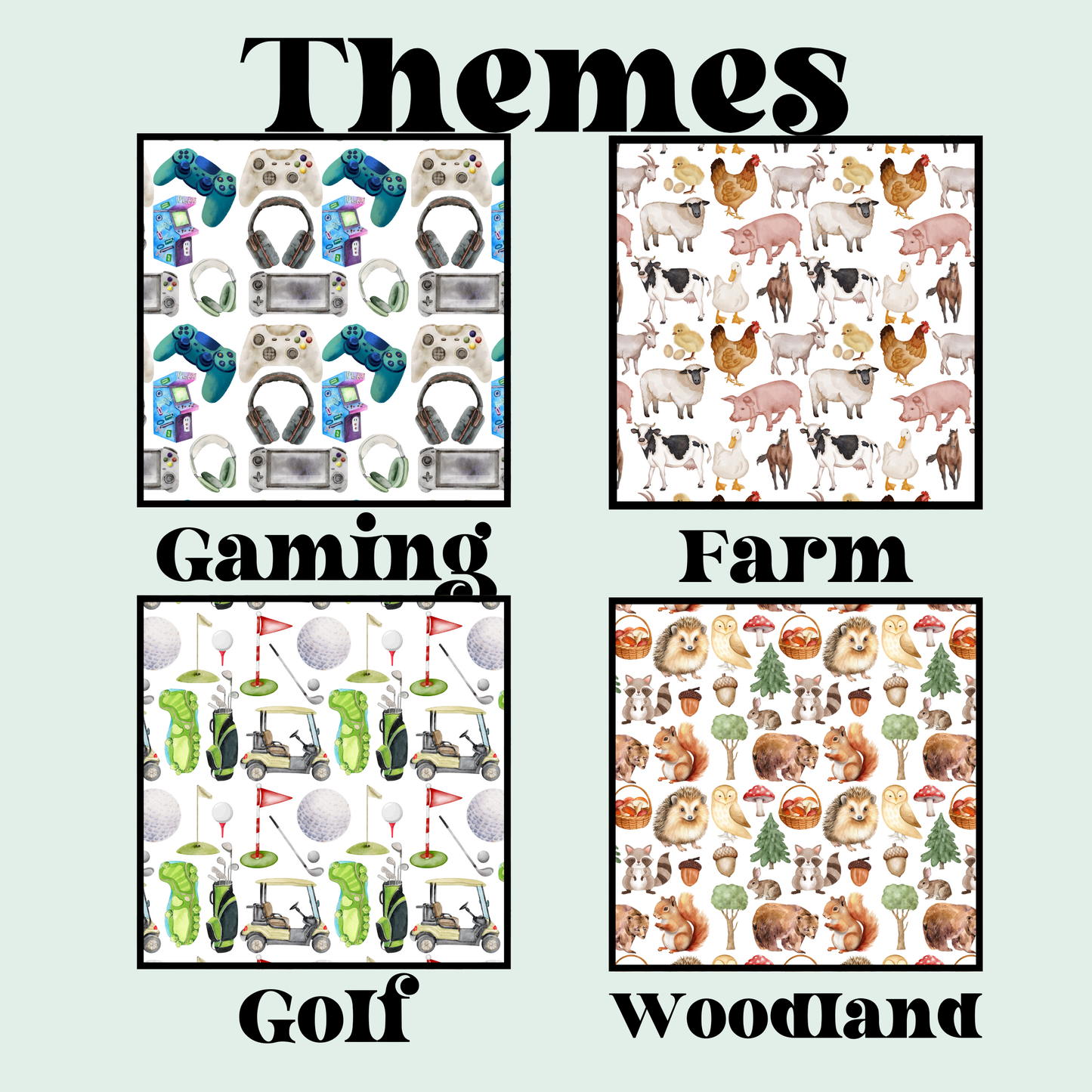 Personalised Children’s Lunch Bag - 24 themes to choose from