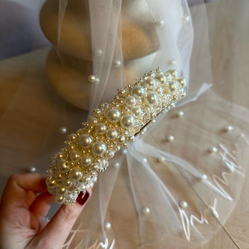 Bridal Pearl Headband | Hair Accessory | Bride | Hen Party | Wedding
