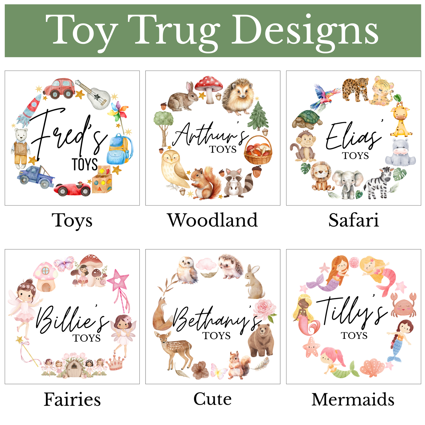 Felt Trug Restock - All Designs