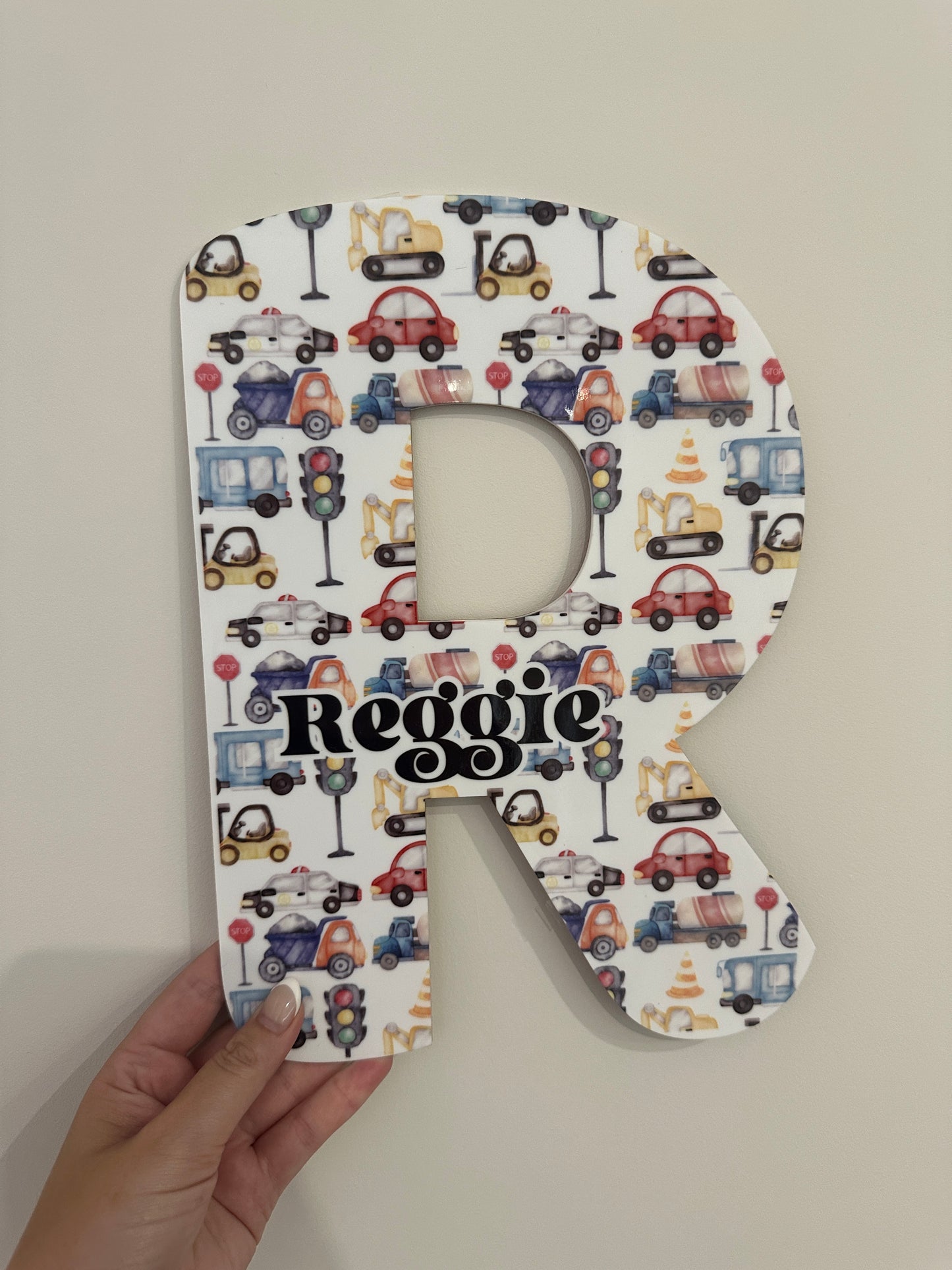 Personalised Acrylic Nursery/ Playroom/Bedroom Letter - 28 themes to choose from