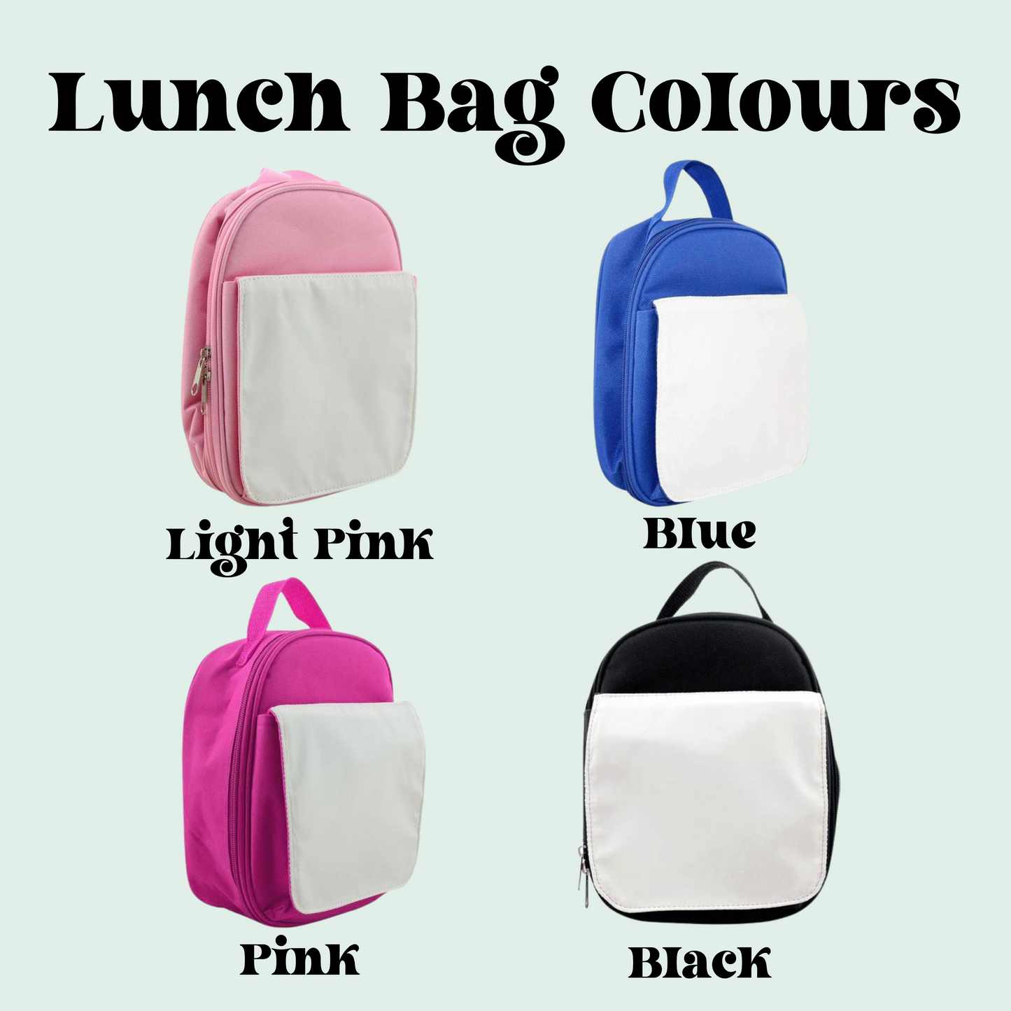 Personalised Children’s Lunch Bag - 24 themes to choose from
