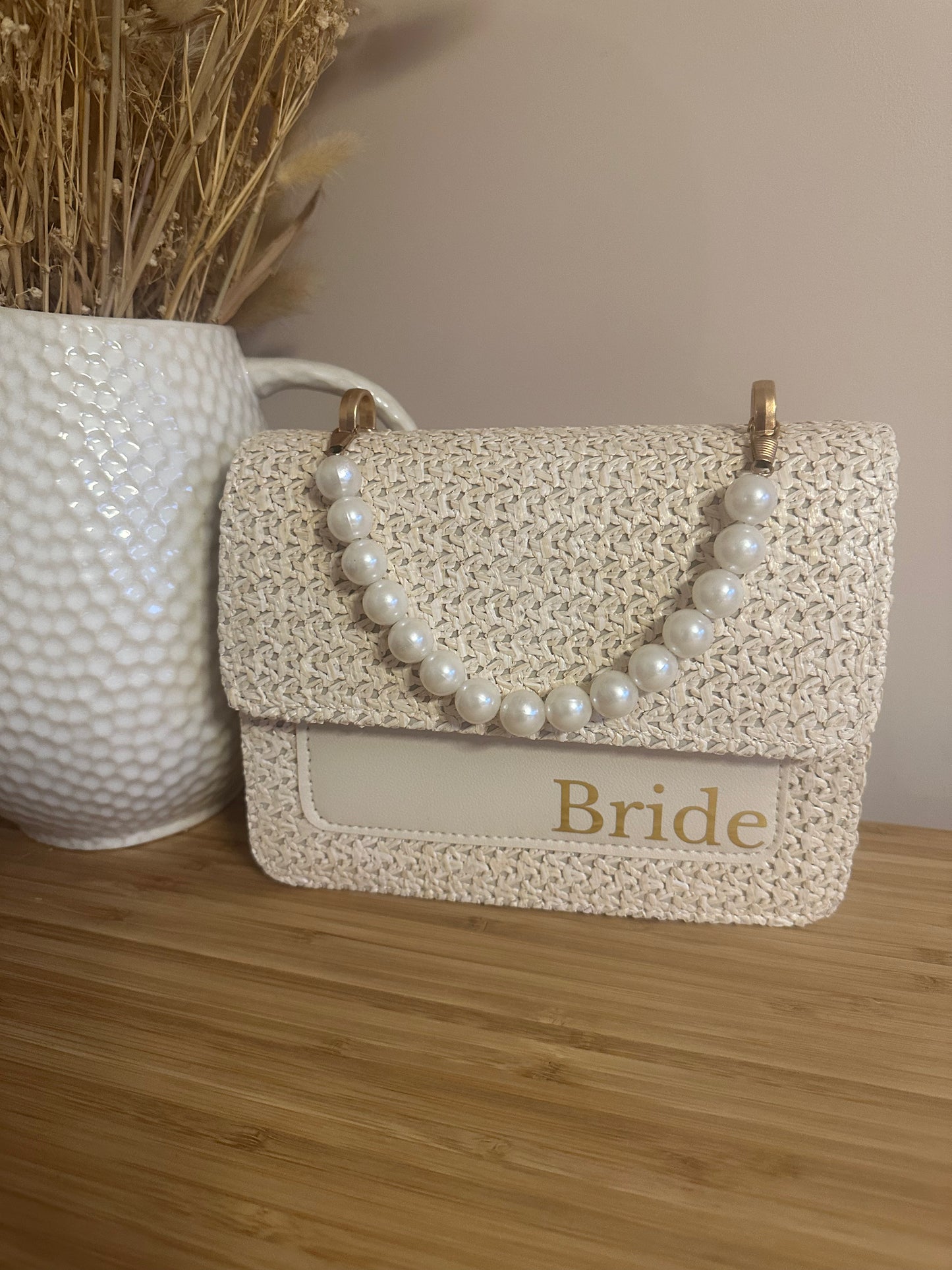 Personalised Straw Bag