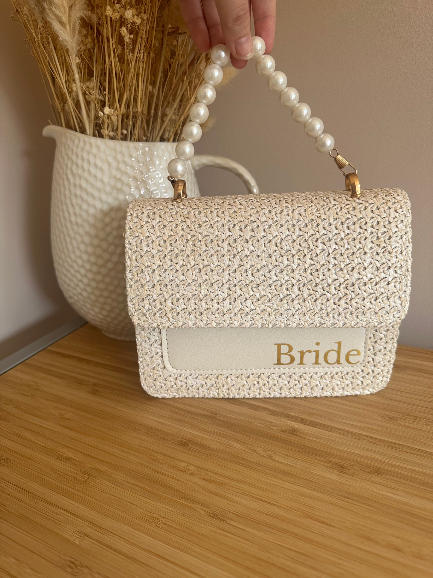 Personalised Straw Bag