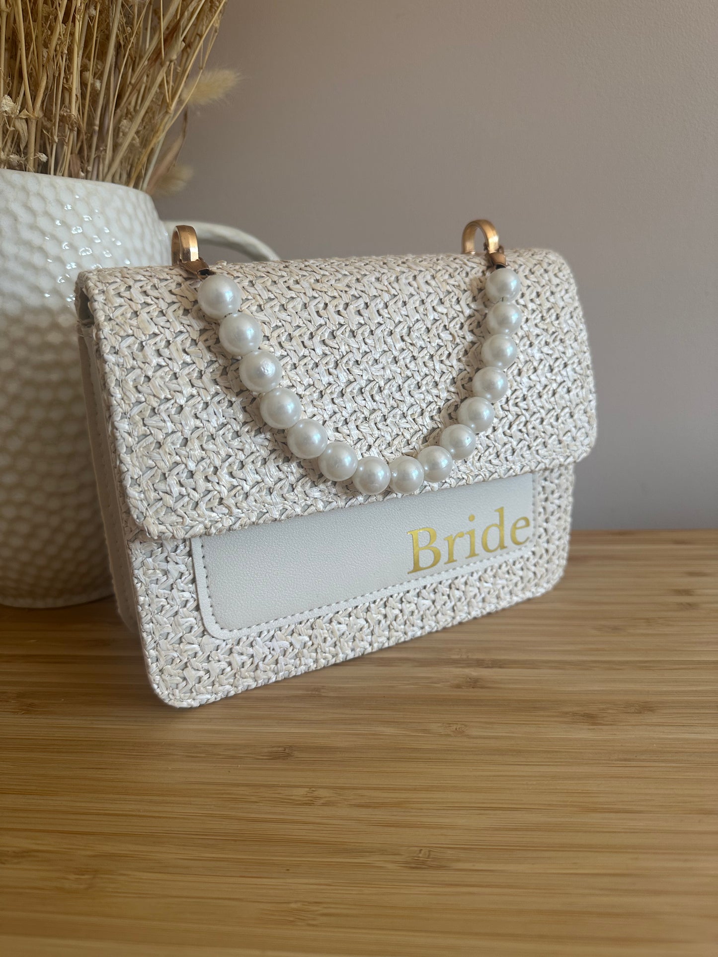 Personalised Straw Bag