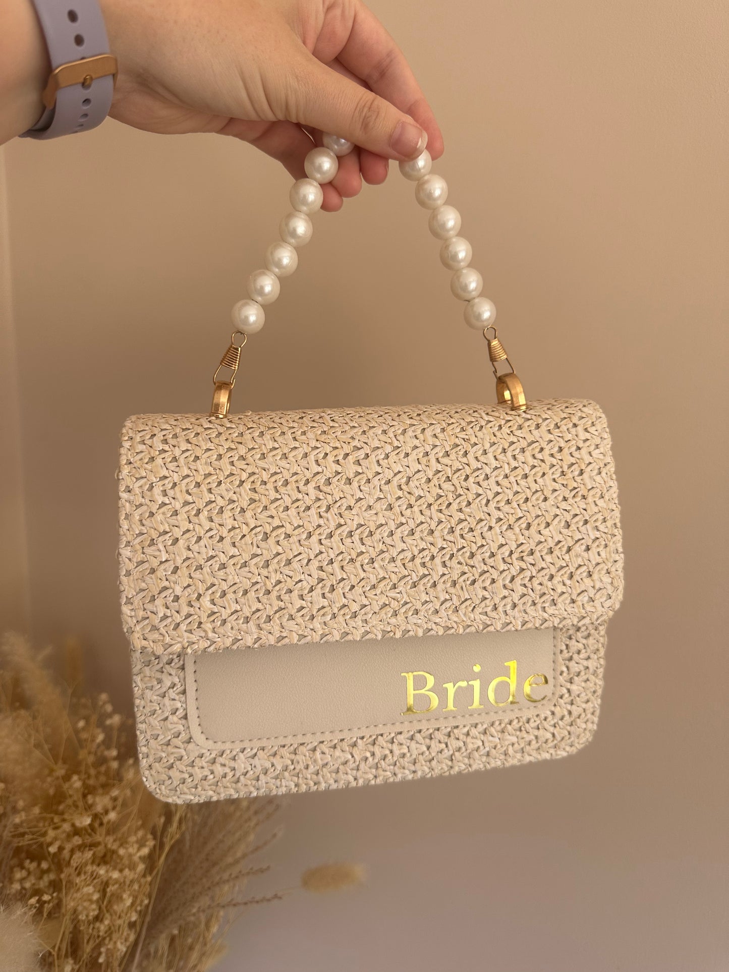 Personalised Straw Bag