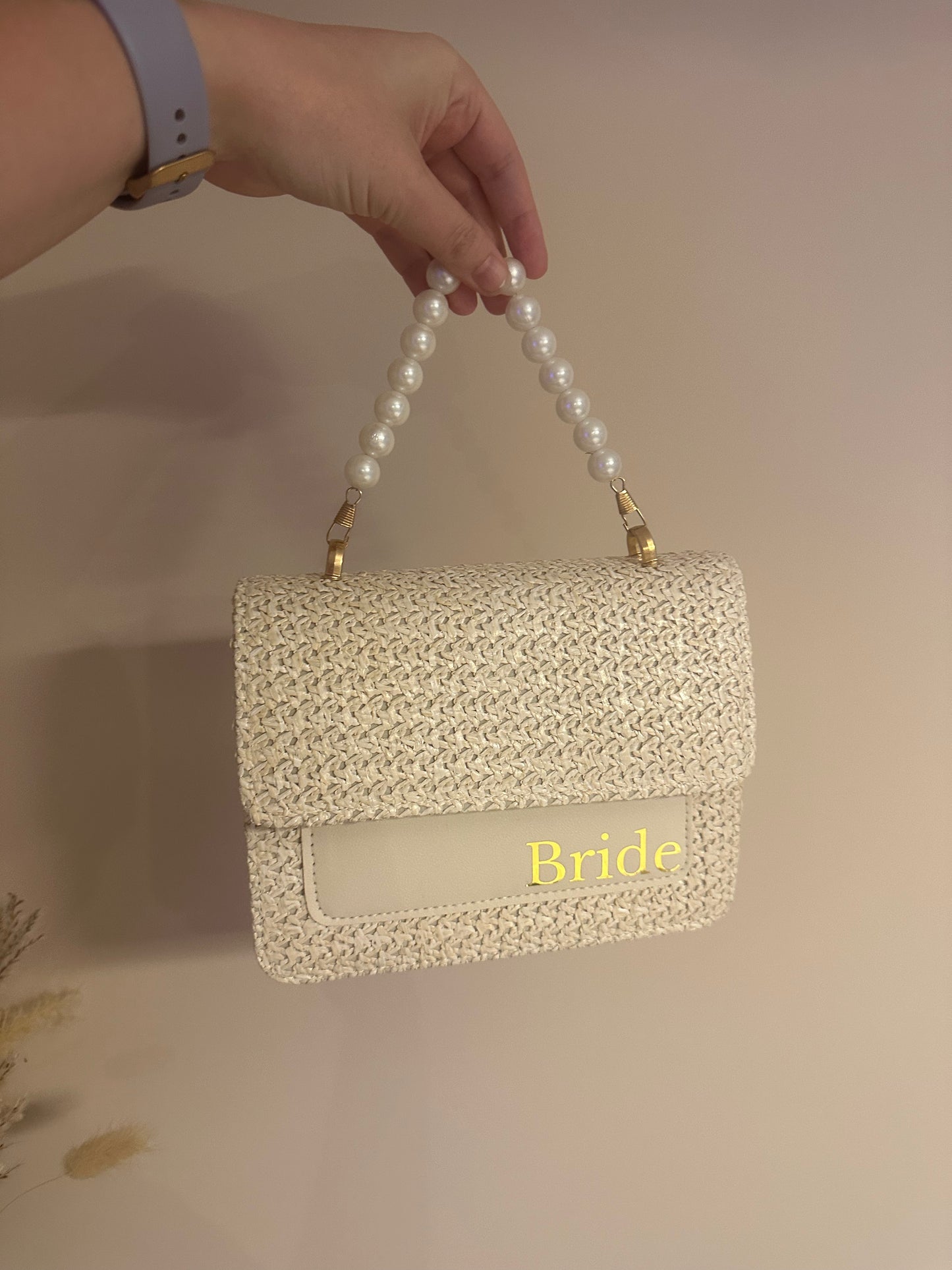Personalised Straw Bag