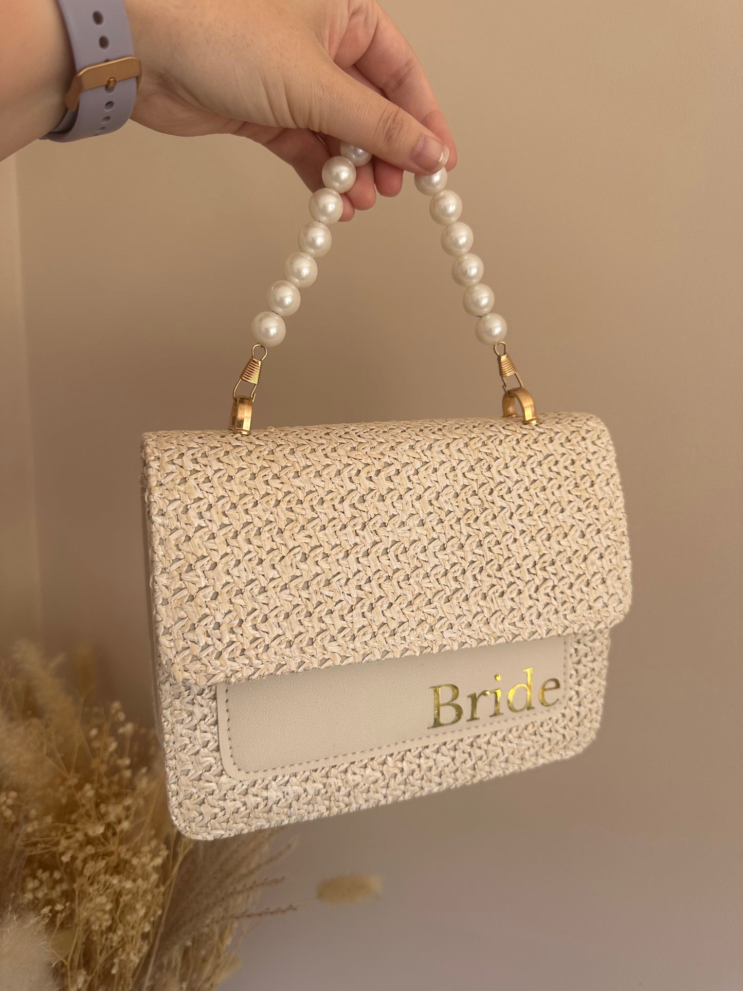 Personalised Straw Bag