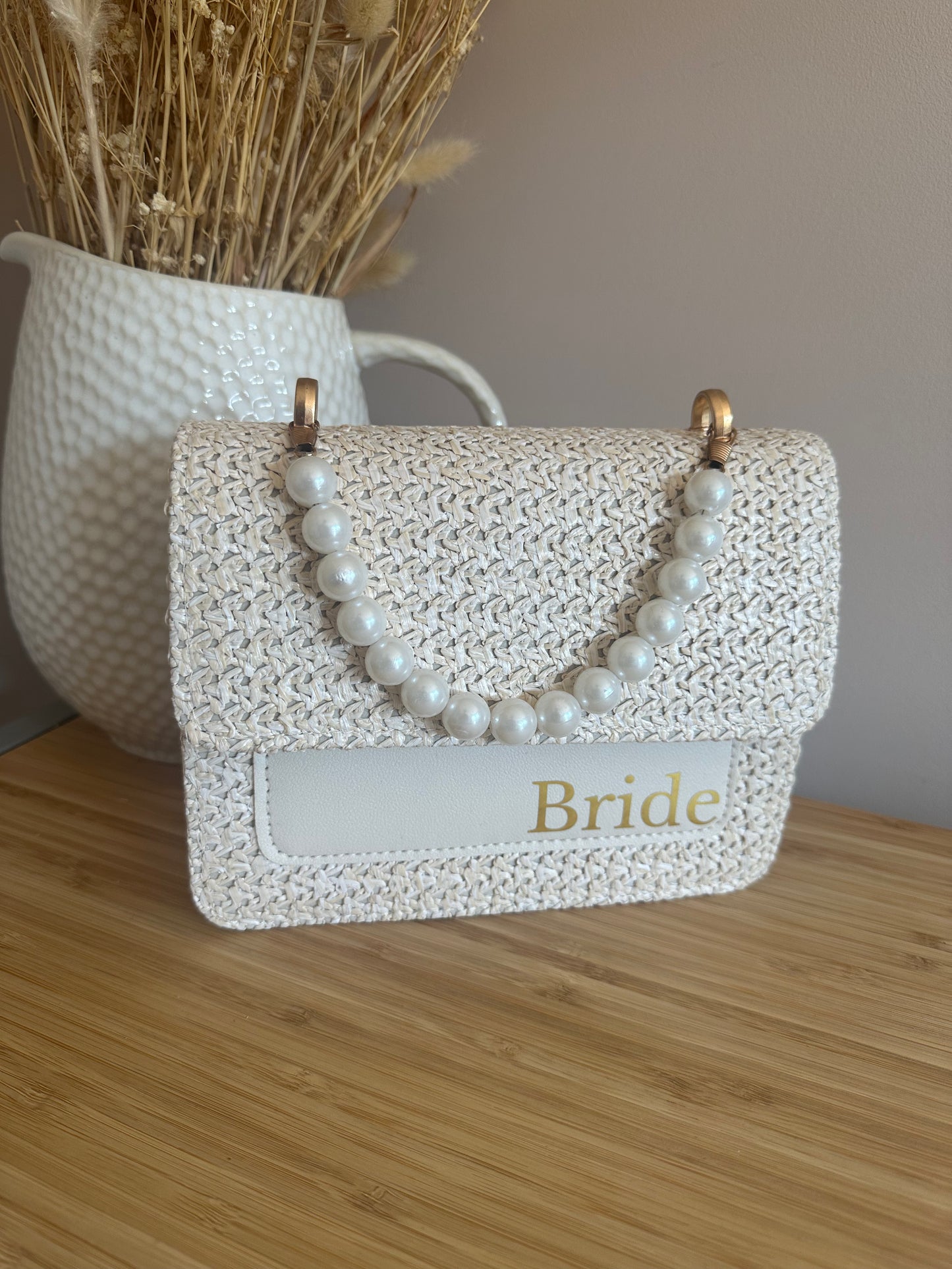 Personalised Straw Bag