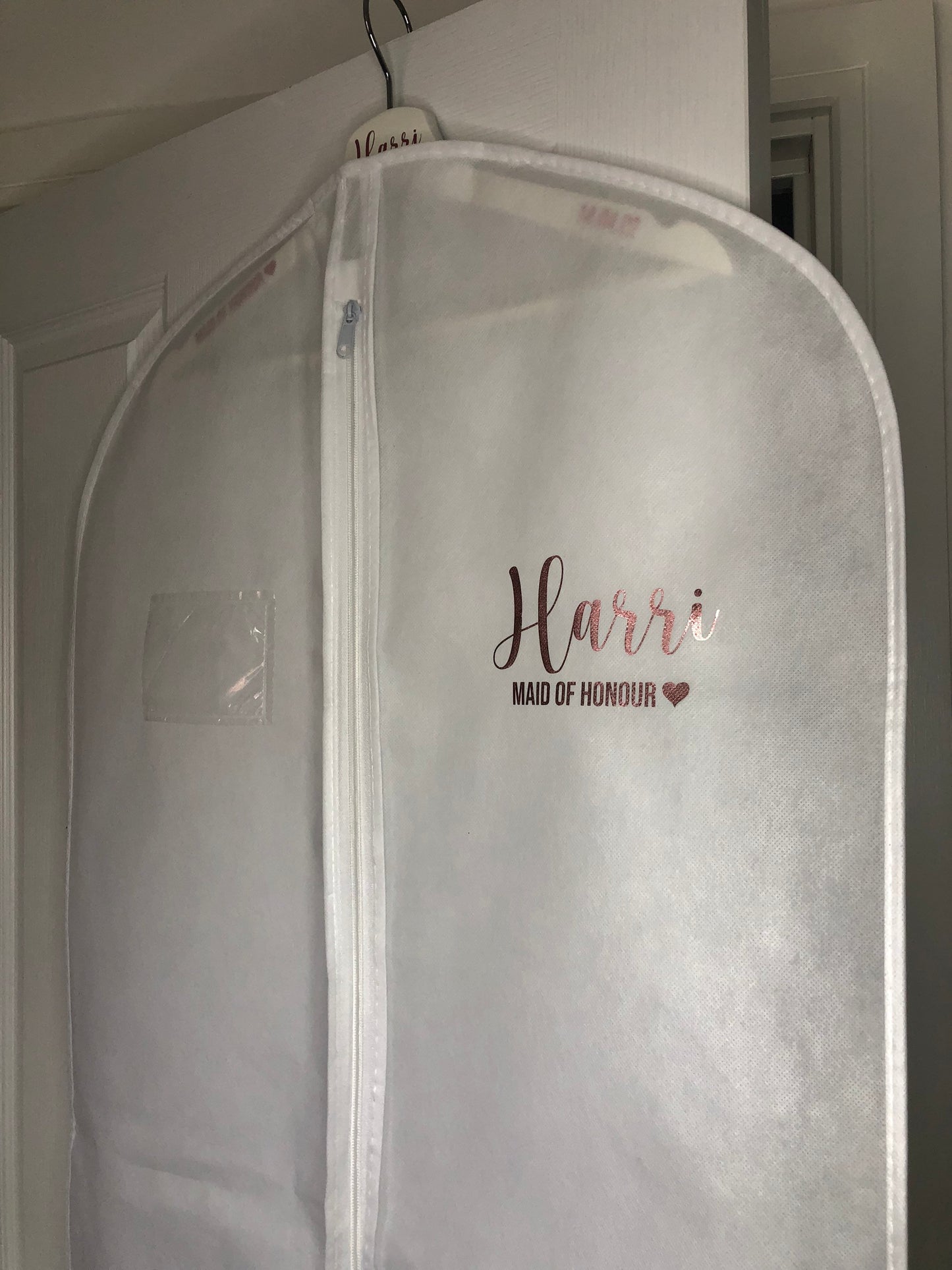 Personalised Wedding Dress Bag - Bride, Bridesmaid, Mother of the Bride - Custom Garment Bag