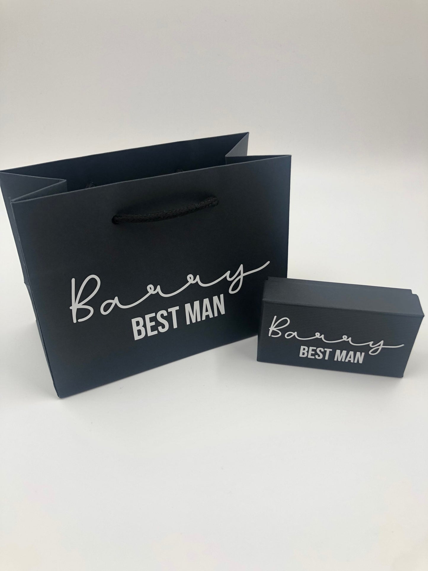 Cufflink Box & Gift Bag Set
