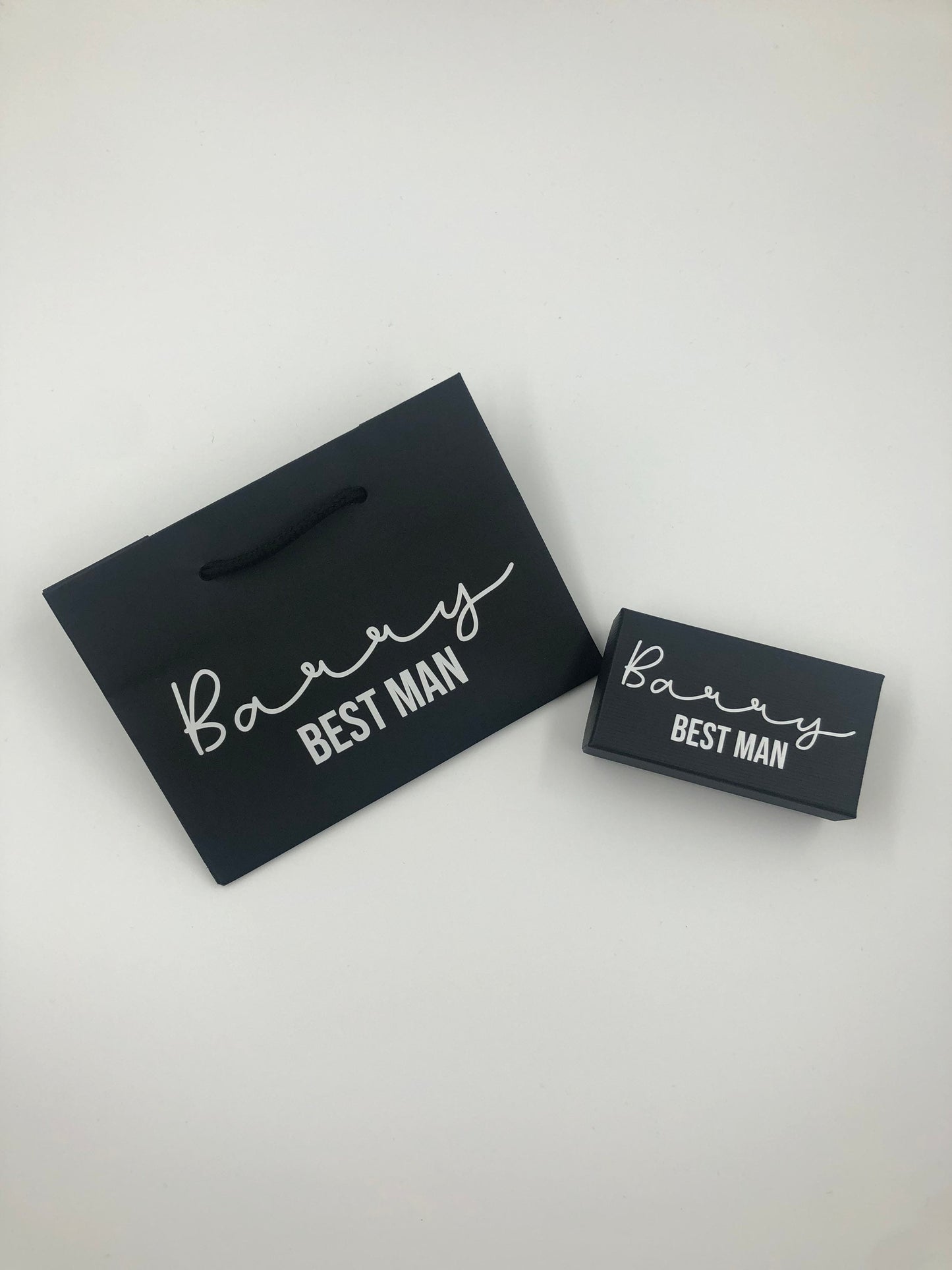 Cufflink Box & Gift Bag Set