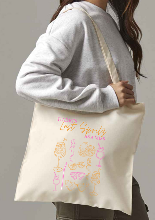 SAMPLE (1 per customer) Personalised Hen Party Theme Icon Tote Bag