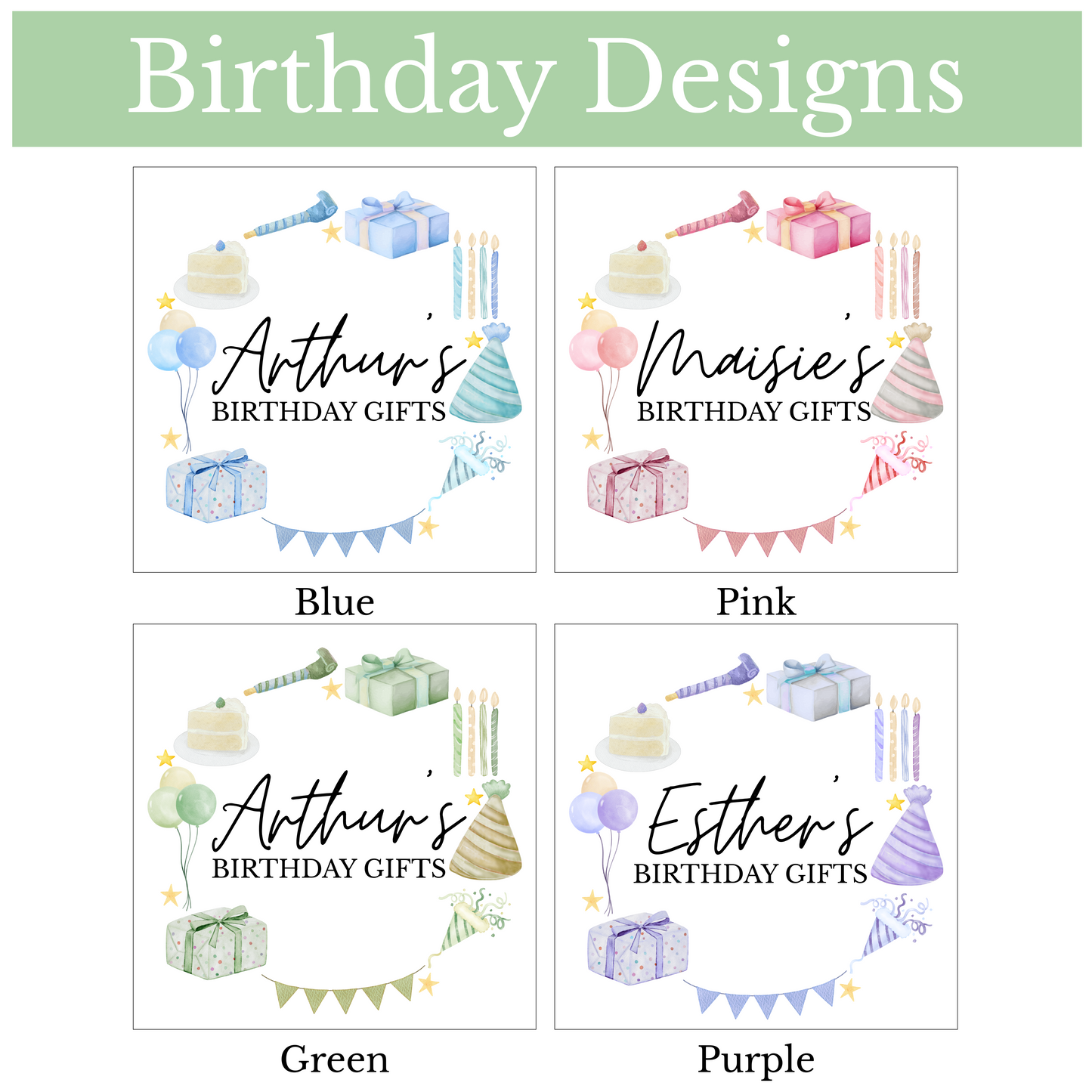 Personalised Felt Birthday Present Trug