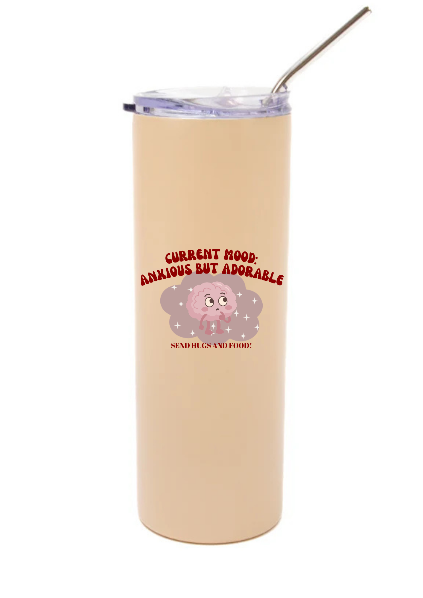 'Current Mood: Anxious but Adorable' Tumbler