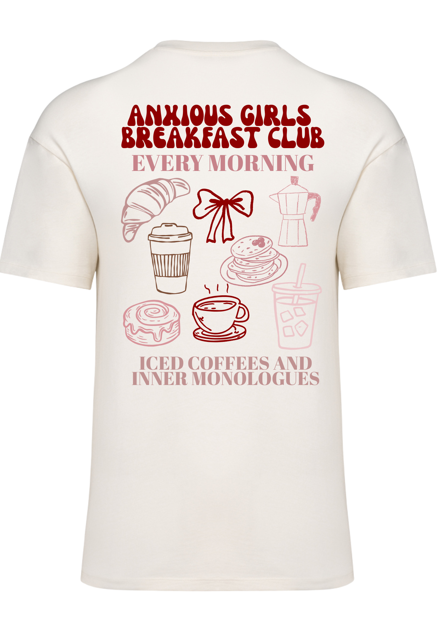 'Anxious Girls Breakfast Club' Sweater/T-shirt