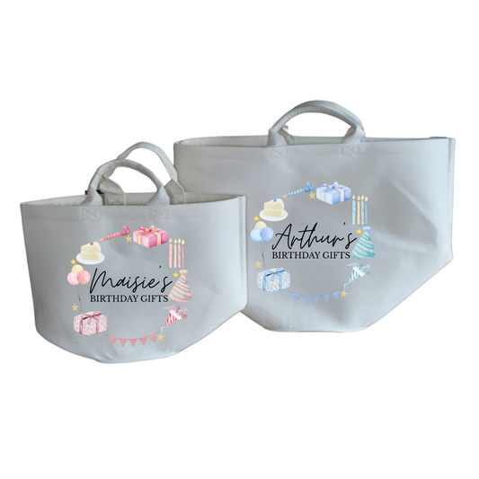 Personalised Felt Birthday Present Trug