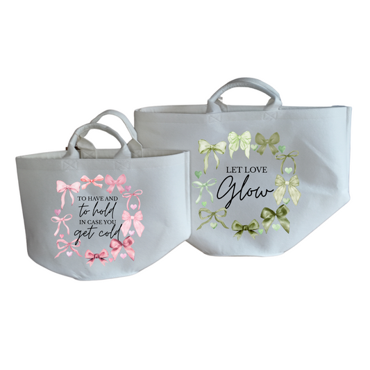 Wedding Bow Design Felt Trug