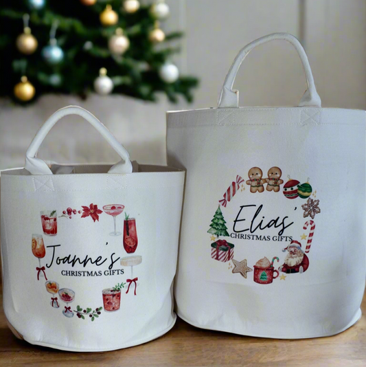 Christmas Design Felt Present Trugs