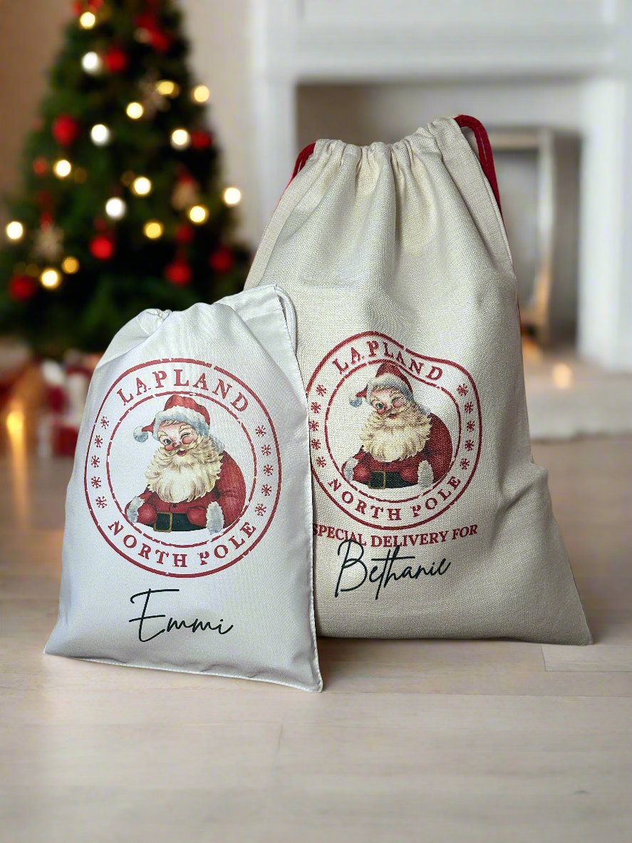 Santa Special Delivery Sacks/Stocking