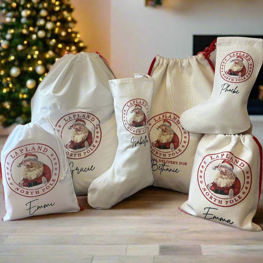 Santa Special Delivery Sacks/Stocking