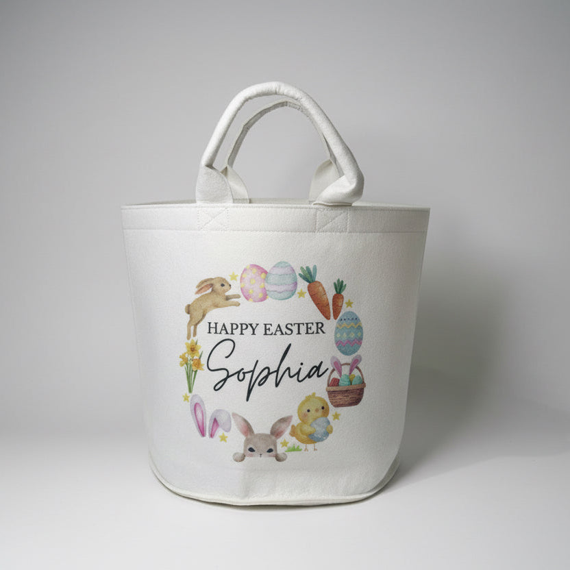 Easter Design Felt Present Trugs