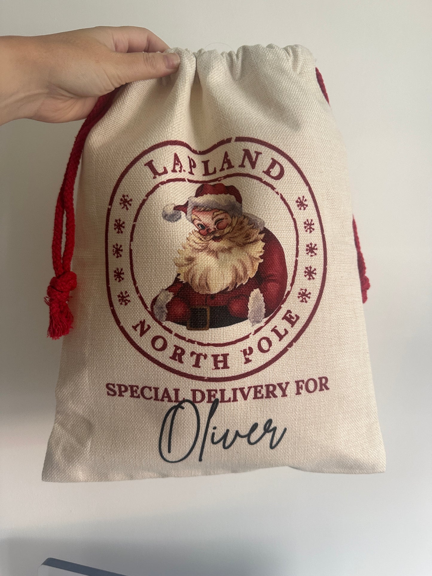 Santa Special Delivery Sacks/Stocking