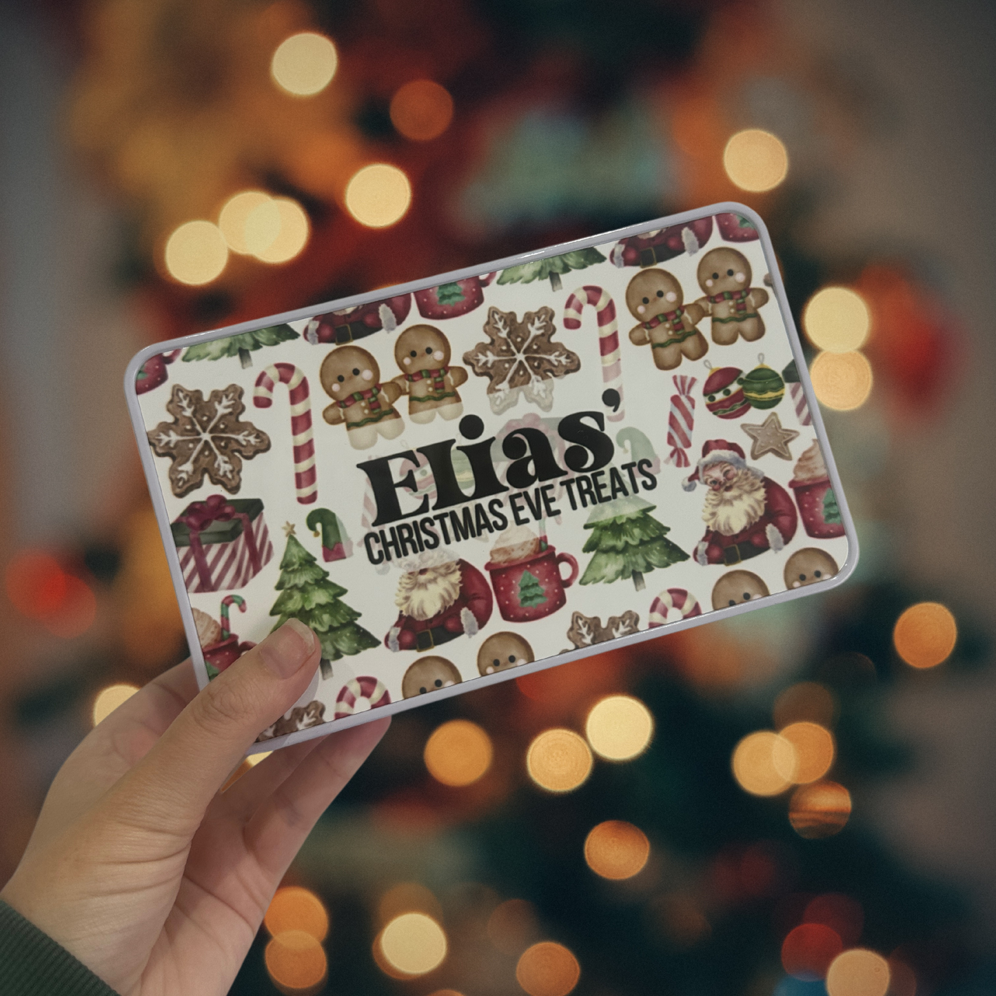 Christmas Eve Personalised Treat Tin