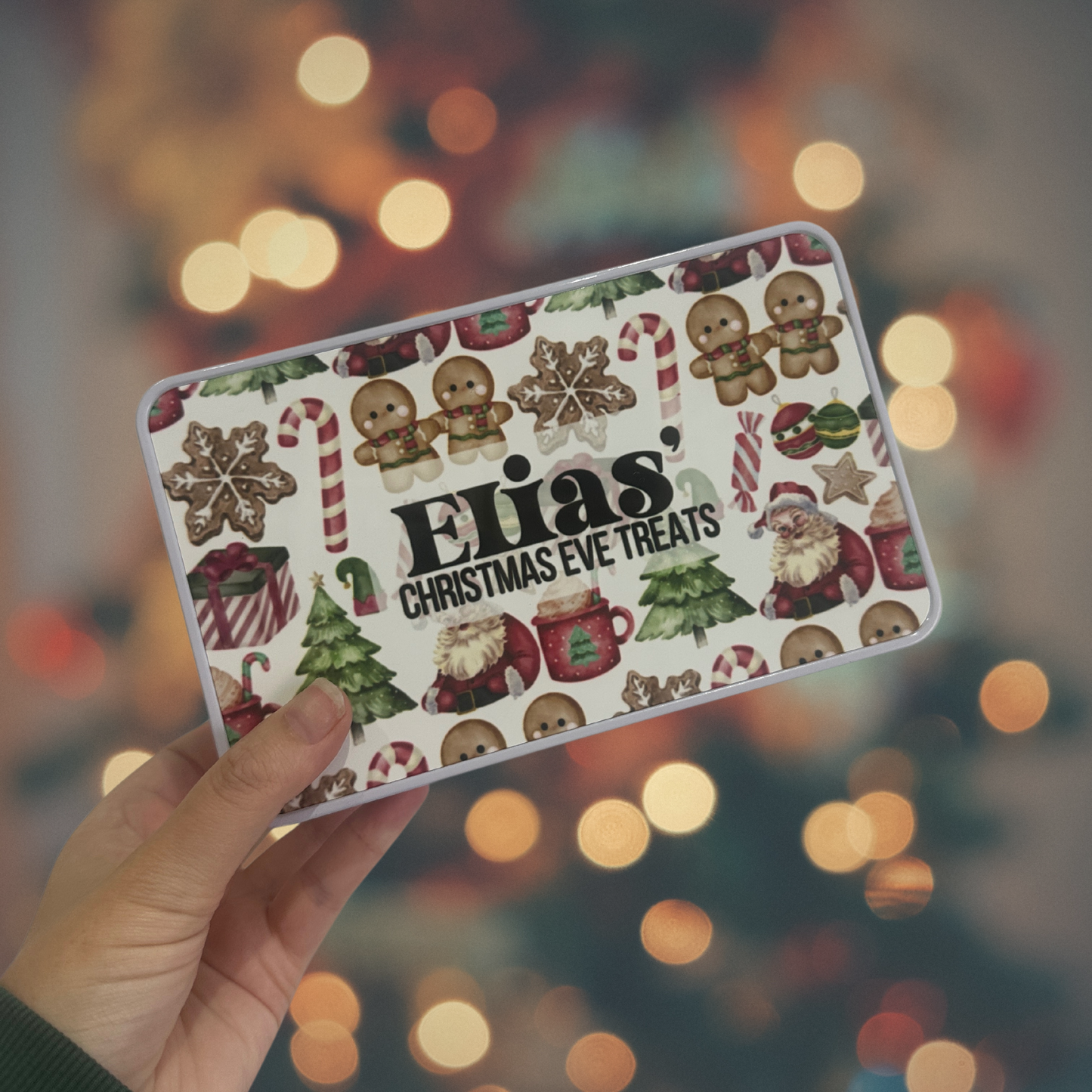 Christmas Eve Personalised Treat Tin