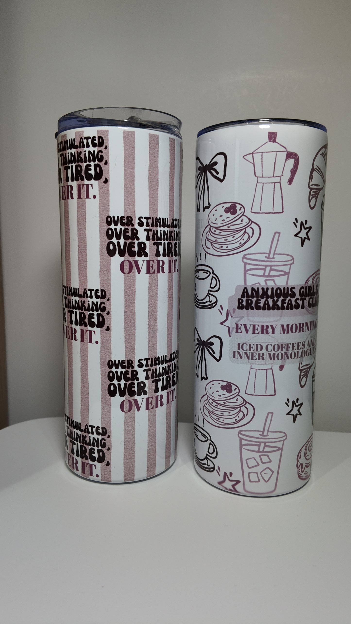 'Anxious Girls Breakfast Club' Tumbler