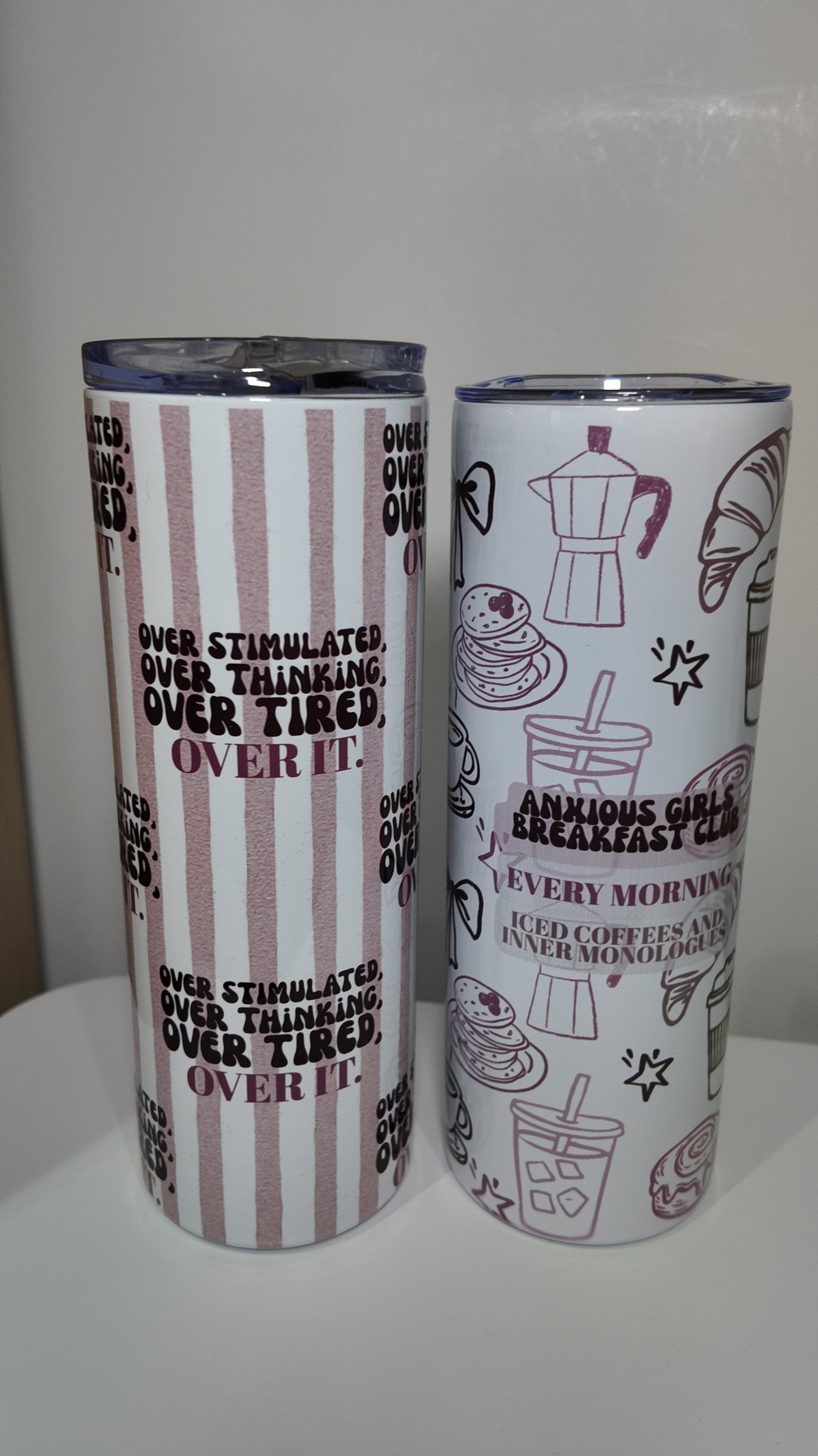'Anxious Girls Breakfast Club' Tumbler