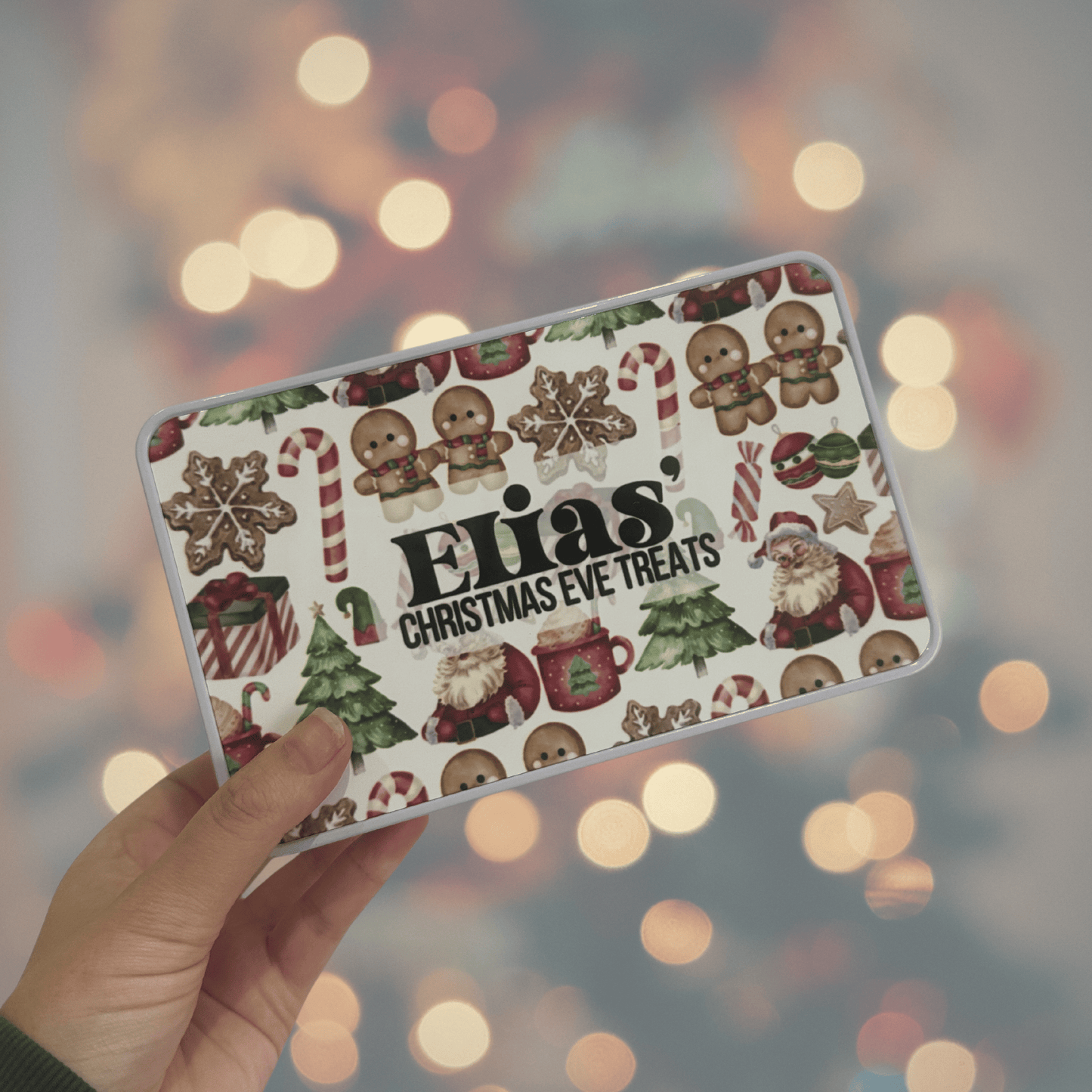 Christmas Eve Personalised Treat Tin