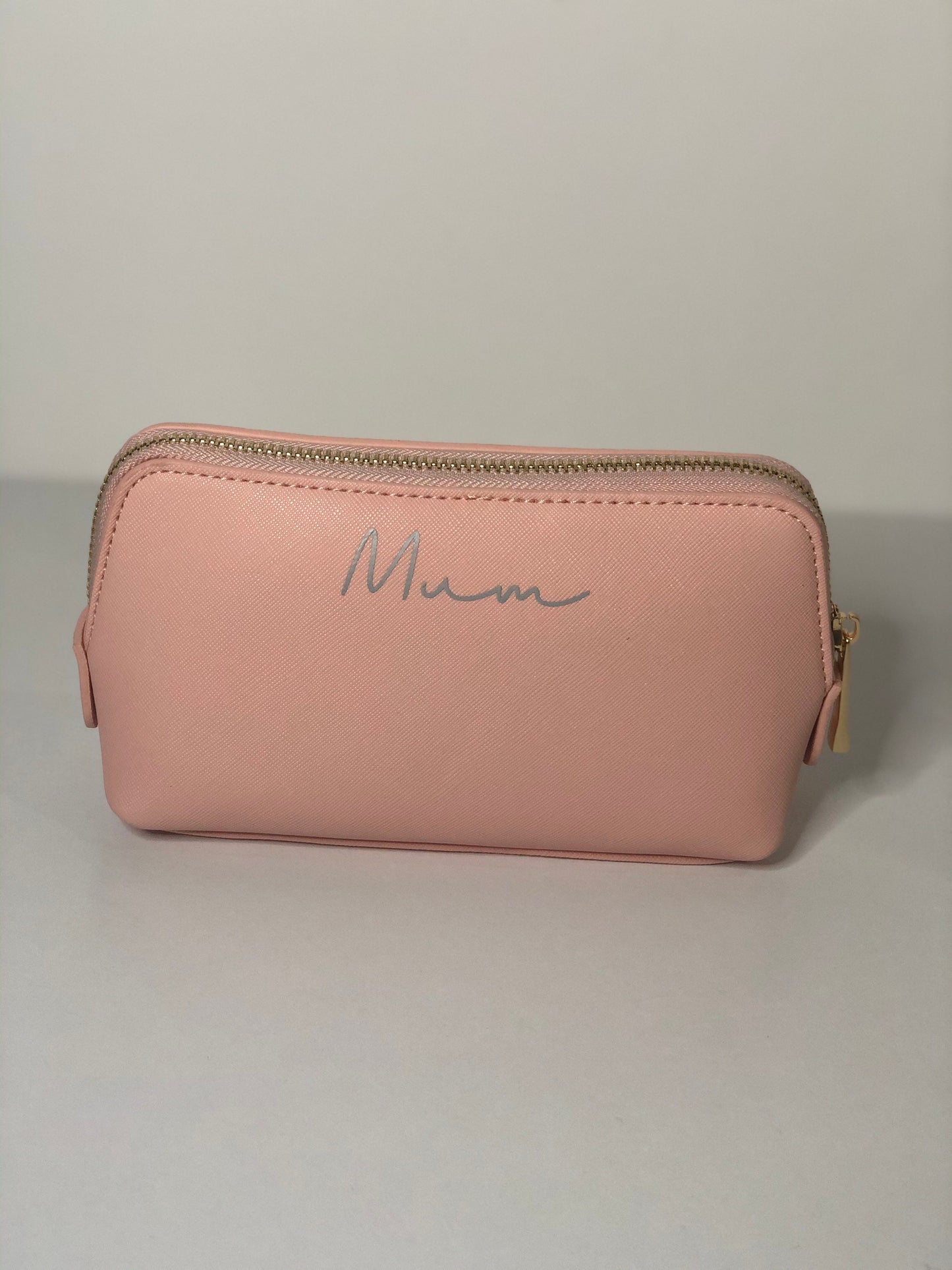 Personalised PU Leather Make Up Bag With Any Name in a choice of colours - Cosmetic Wash - Birthday Bridesmaid Mother's Day Customised Gift