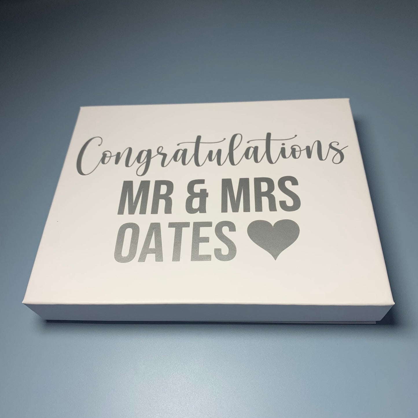 Personalised Wedding Gift Card/Money Box - Bride,Groom, Couple, Marriage