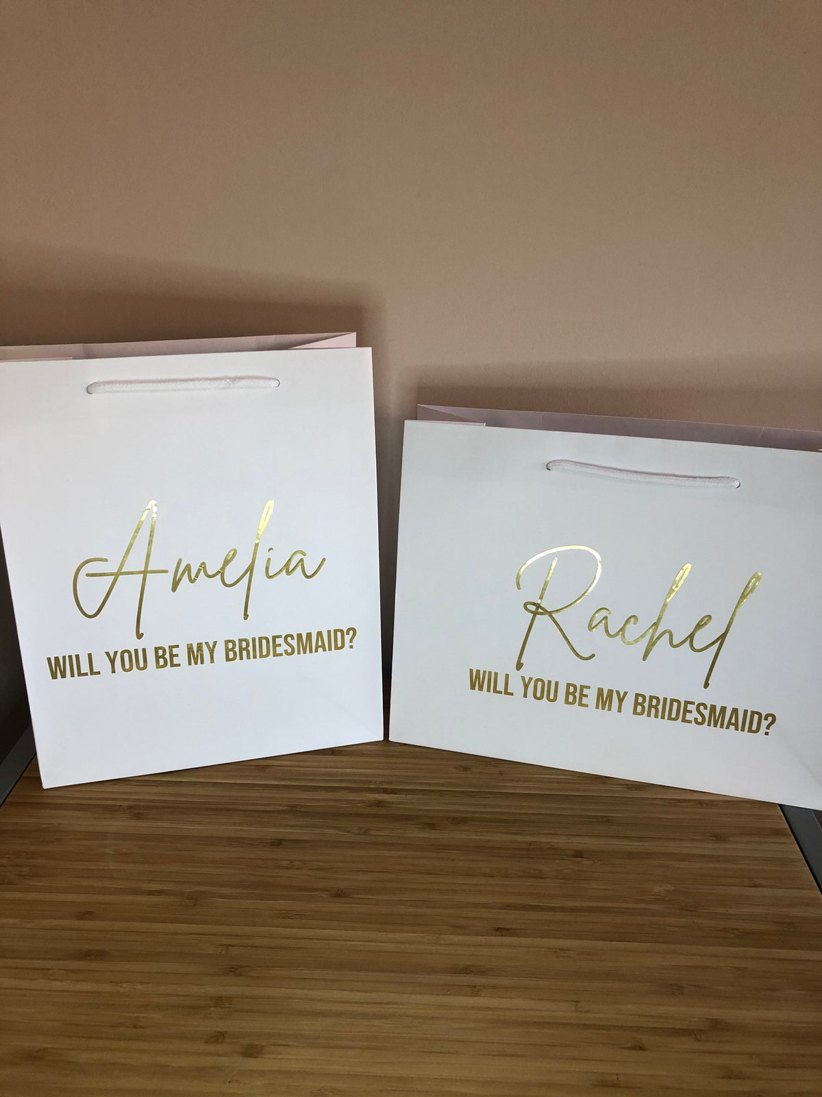 Personalised Bridesmaid Luxury Proposal Gift Bag | Bride, Bridesmaid ...