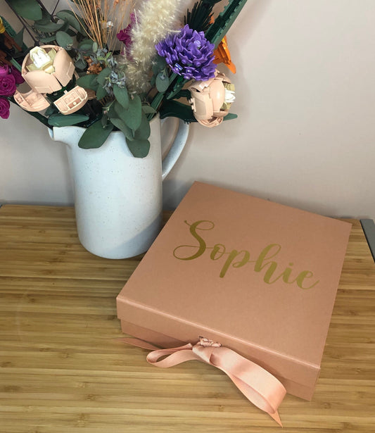 Personalised Bridesmaid Proposal Box | Bridesmaid, Bride, Maid Of Honour, Mother of the Bride, Bridal Party | Various Colours