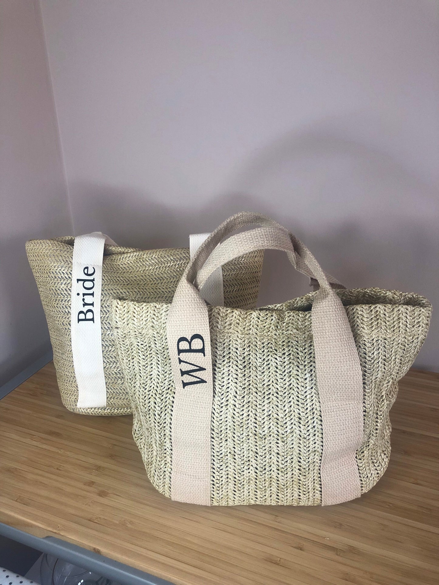 Personalised straw bag, handbag, holiday bag, lunch bag | Hen party gifts, Bridesmaid Gifts | bridal party, bachelorette, special gift